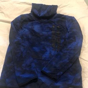 Boys Large Nike and Under Armour hoodies.